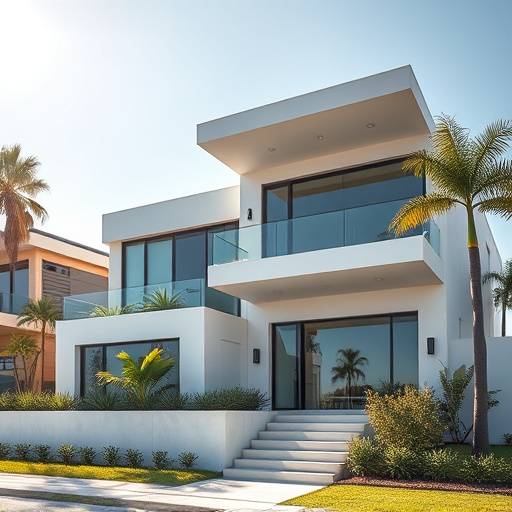 Image of a modern house showcasing architectural features in Los Angeles.